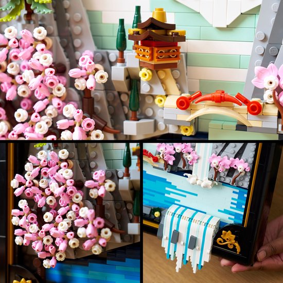 LEGO Art Landschap met Japanse Kersenbloesems Wanddecoratie - 31218