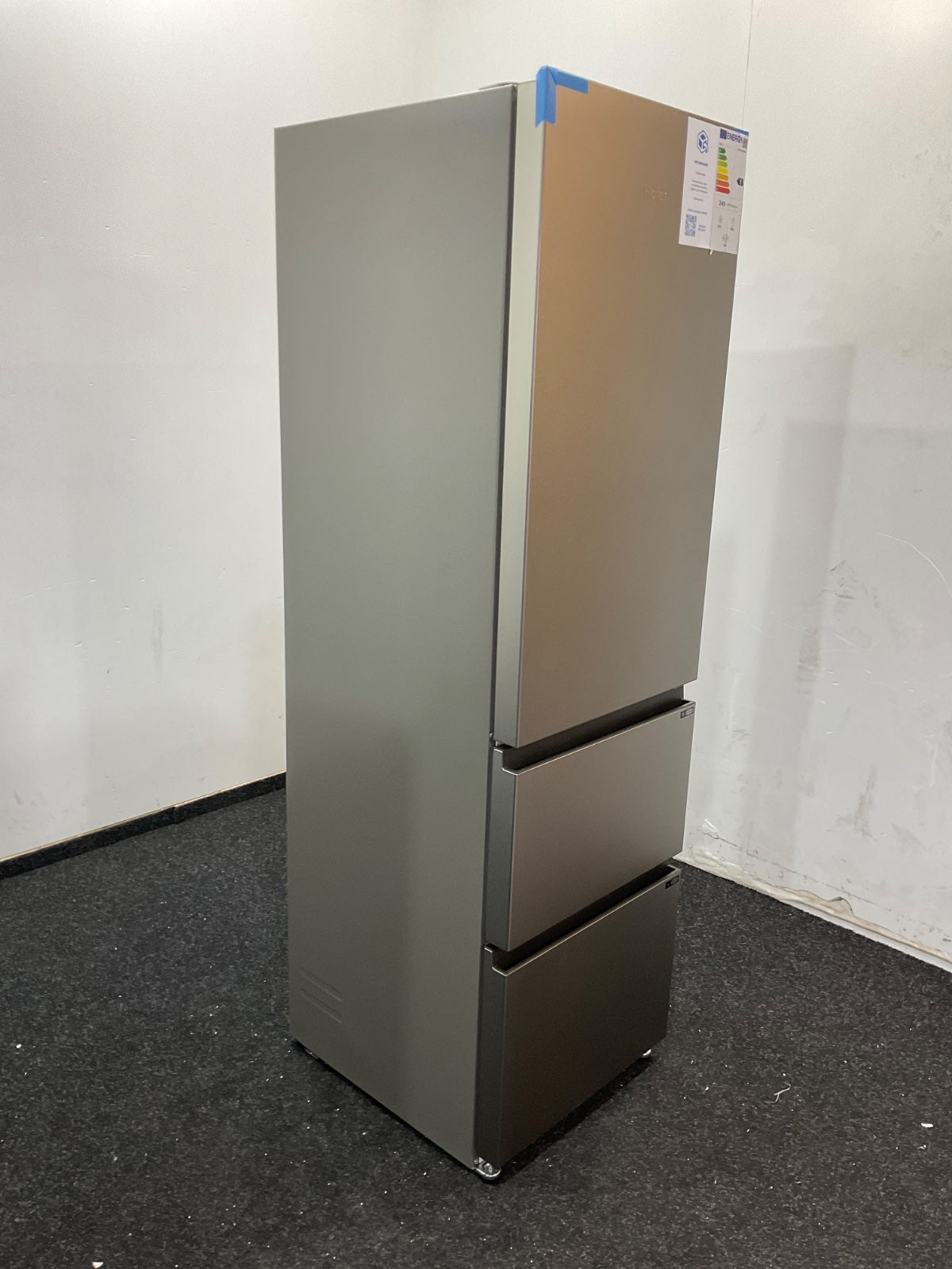 Haier koelkast HTR3518ENMX - Direct Access Lades - RVS