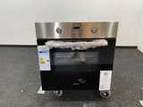 Inventum inbouwoven IOH6070RK - RVS/Zwart