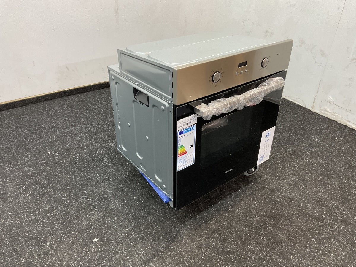 Inventum inbouwoven IOH6070RK - RVS/Zwart