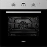 Inventum inbouwoven IOH6070RK - RVS/Zwart