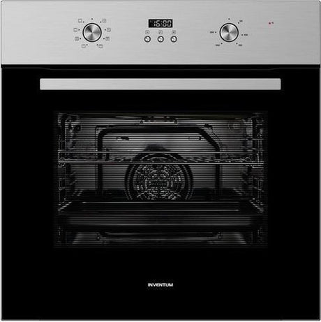 Inventum inbouwoven IOH6070RK - RVS/Zwart