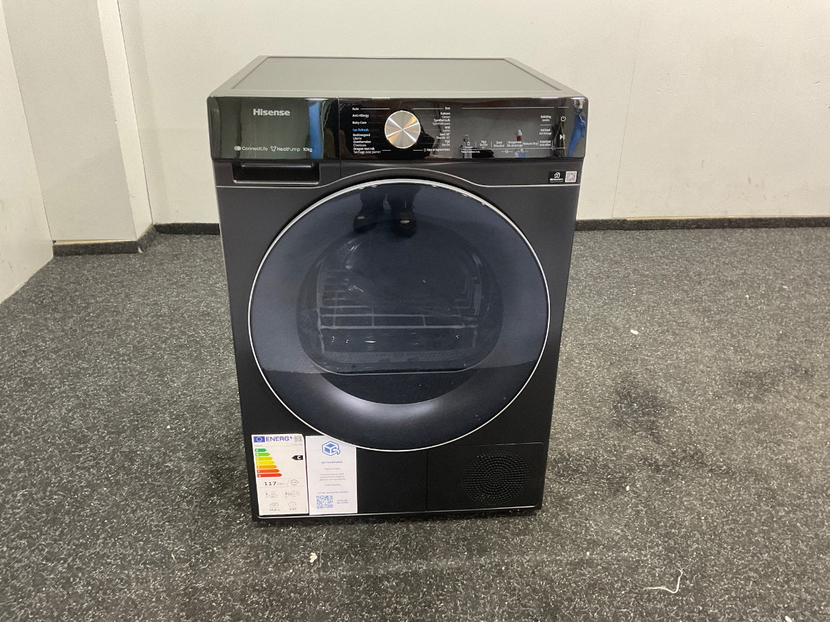 Hisense warmtepompdroger DH5S102BB - 5S Serie - 10kg