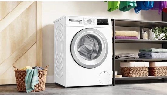 Bosch WAN2813APL - Wasmachine - Vulgewicht 8 kg - 1400 RPM - 72 dB - A label - Wit - Poolstalig Display