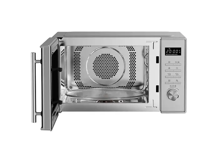 Inventum combimagnetron MN237CS - 23L - 900W - Hetelucht- en grillfunctie - Zilver