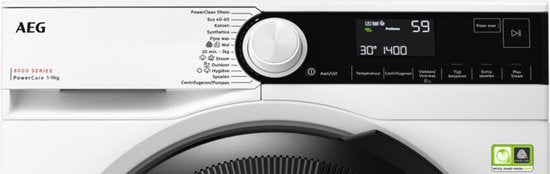 AEG wasmachine LR85944 8000 serie PowerCare - 9 kg - Wit