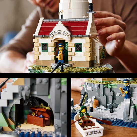 LEGO Ideas Gemotoriseerde vuurtoren met Lichtjes - 21335