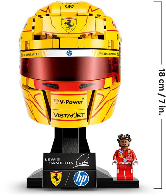 LEGO Editions Scuderia Ferrari HP Helm van Lewis Hamilton - 43022