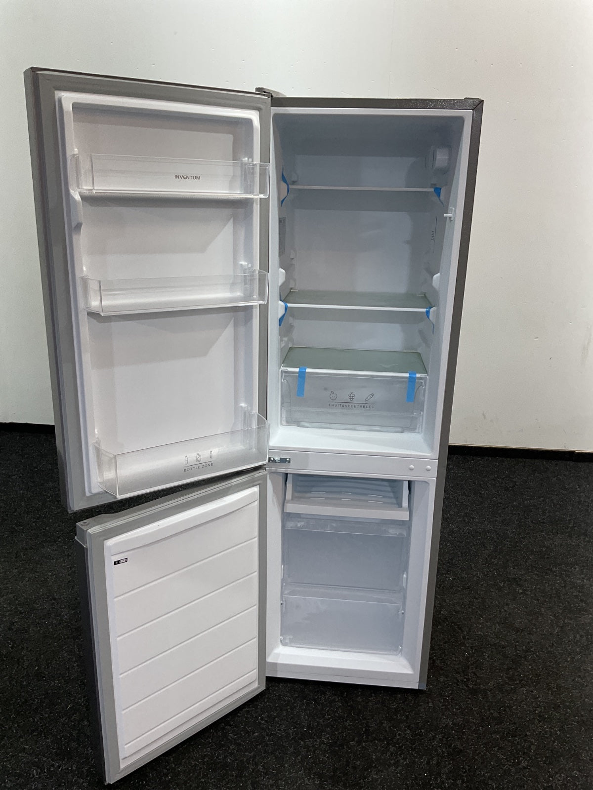 Inventum koelkast KV1500S - Vrijstaand - Zilver