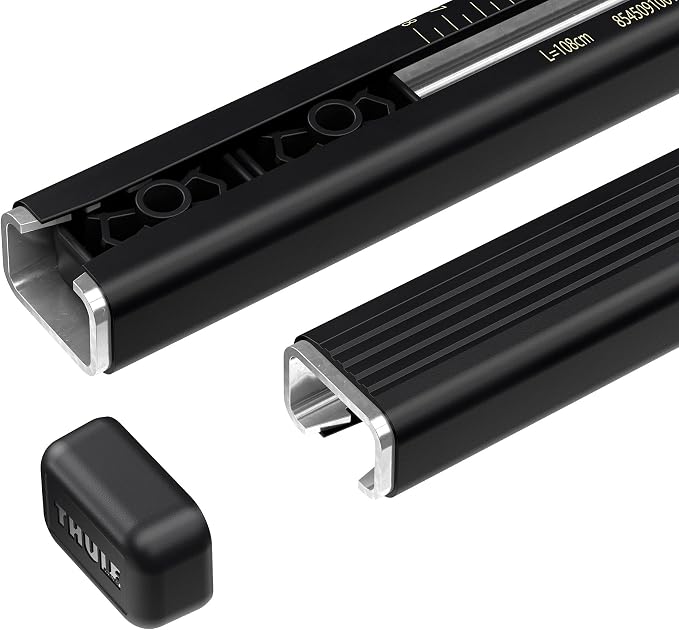 Thule Squarebar Evo Dakstang voor op auto - 2-pack - Black - 135 cm
