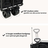 Infinity Goods Bolderkar XL - Opvouwbaar - 180kg draagkracht