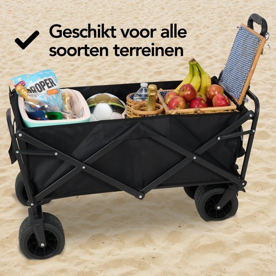 Infinity Goods Bolderkar XL - Opvouwbaar - 180kg draagkracht