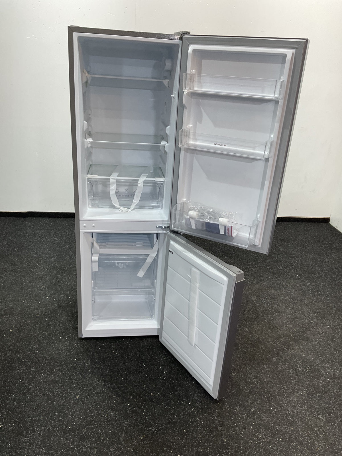 Inventum koelkast KV1500S - Vrijstaand - Zilver 150cm