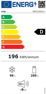 CHiQ koelkast FBM351NEI42 - 356 Liter - No Frost
