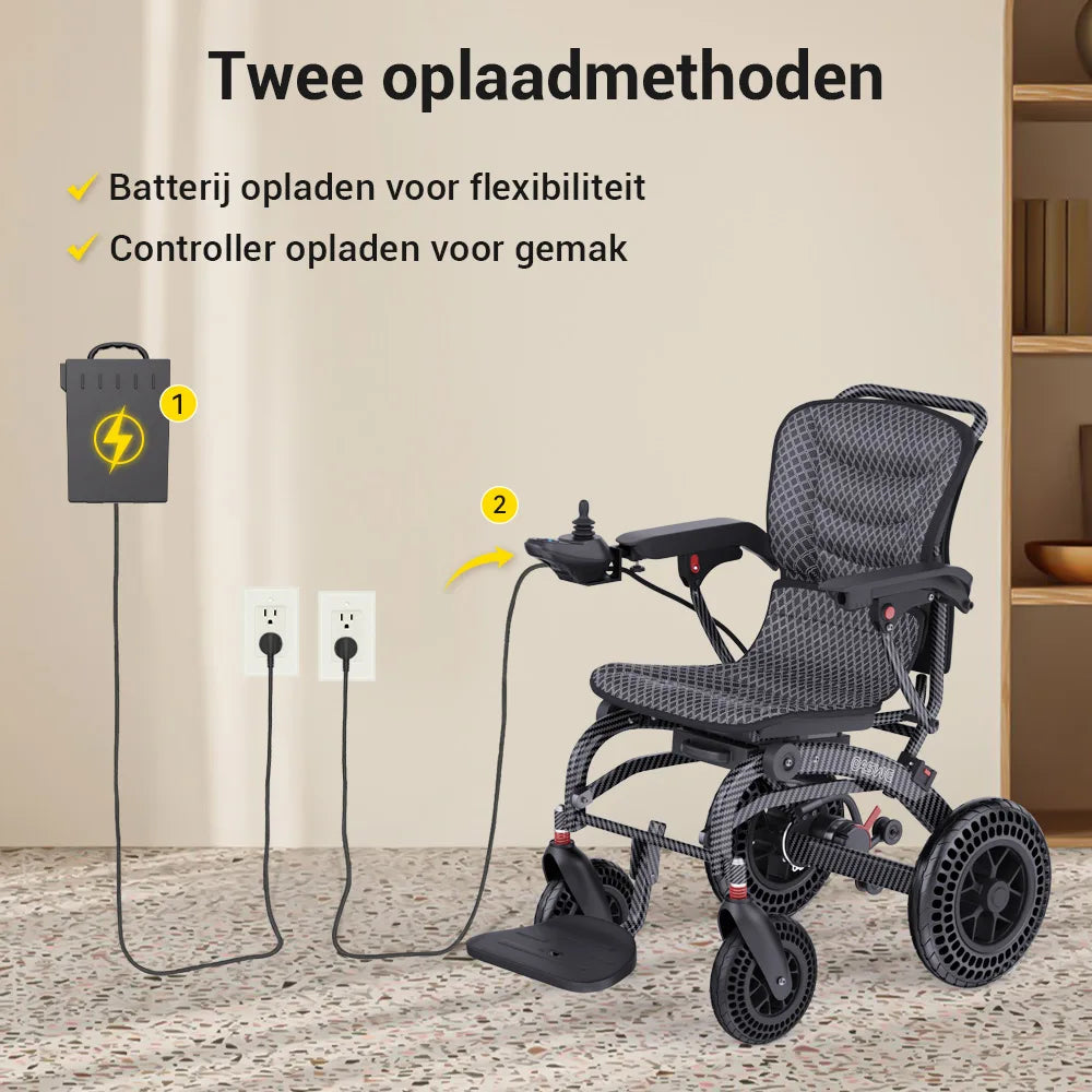 Easwe B20 – Comfortabele elektrische rolstoel met ergonomische rugleuning