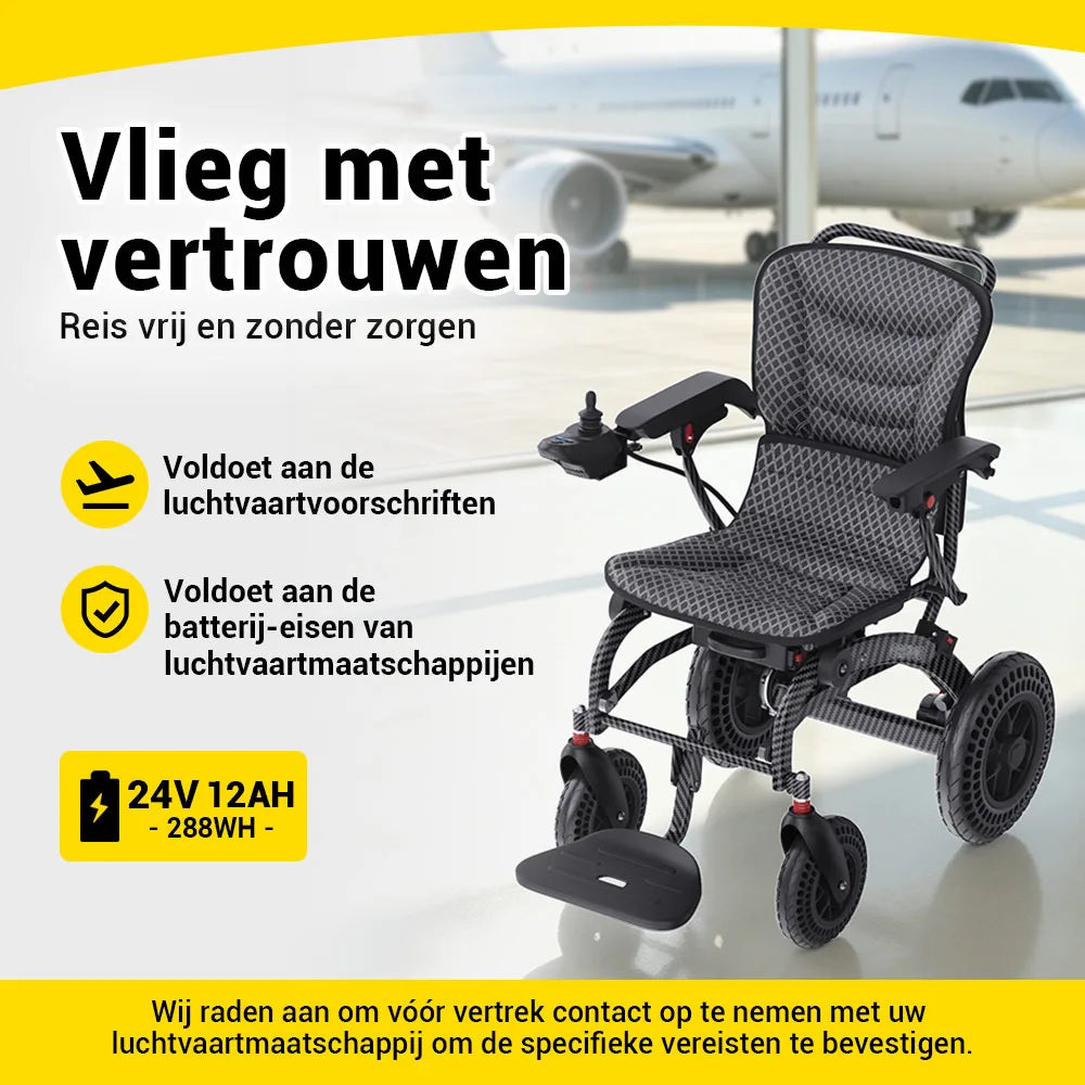 Easwe B20 – Comfortabele elektrische rolstoel met ergonomische rugleuning