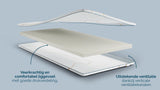 B Bright Gold topper Latex | 90x200cm