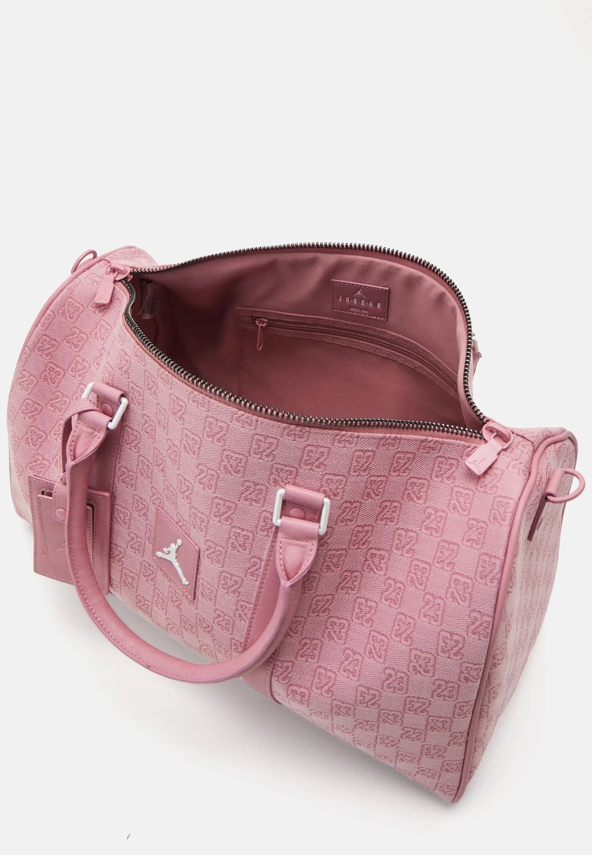 Jordan JAM MONOGRAM DUFFLE BAG UNISEX - Sporttas - pink glaze