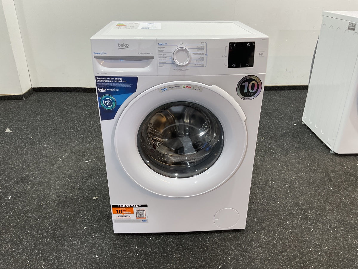 Beko wasmachine b300 BM3WFU38412CW - 8 kg - Wit