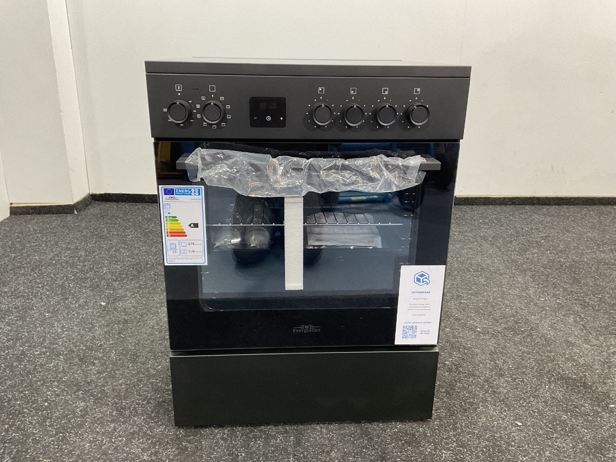 Everglades inductiefornuis EVCK6250 Pro Line - Mat Zwart