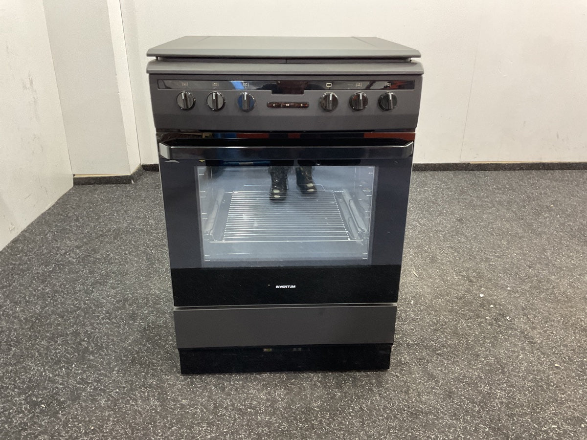 Inventum gasfornuis VFG6034WGZWA - Zwart