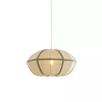 Light&living Hanglamp Ø49x25 cm MIRELYS naturel+olijf groen