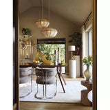 Light&living Hanglamp Ø49x25 cm MIRELYS naturel+olijf groen