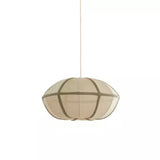 Light&living Hanglamp Ø49x25 cm MIRELYS naturel+olijf groen