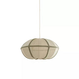 Light&living Hanglamp Ø49x25 cm MIRELYS naturel+olijf groen
