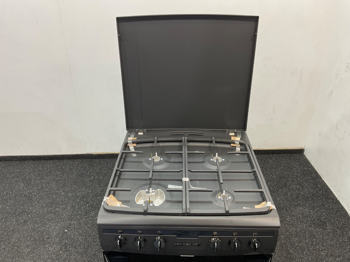 Inventum gasfornuis VFG6034WGZWA - Zwart