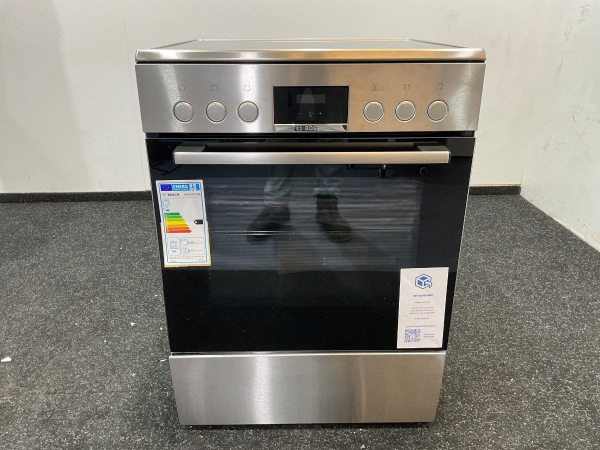Bosch keramisch fornuis HKR39C250 - RVS