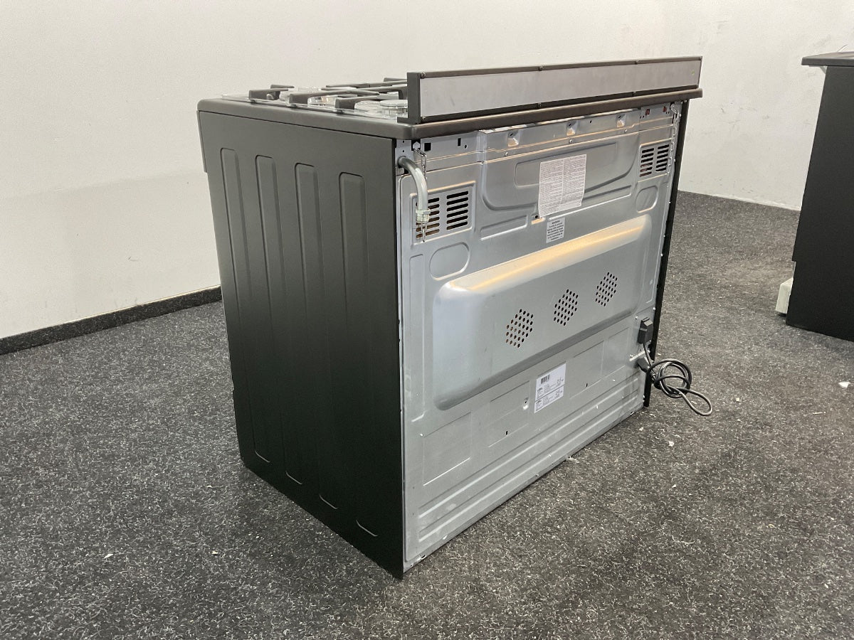 Everglades gasfornuis EVCK9020 - Mat Zwart - 90cm