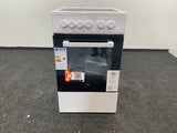 Beko keramisch fornuis FSS57000GW - Wit/Zwart