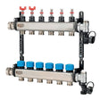 Henco RVS verdeler regelbaar + debietmeter 8-groeps