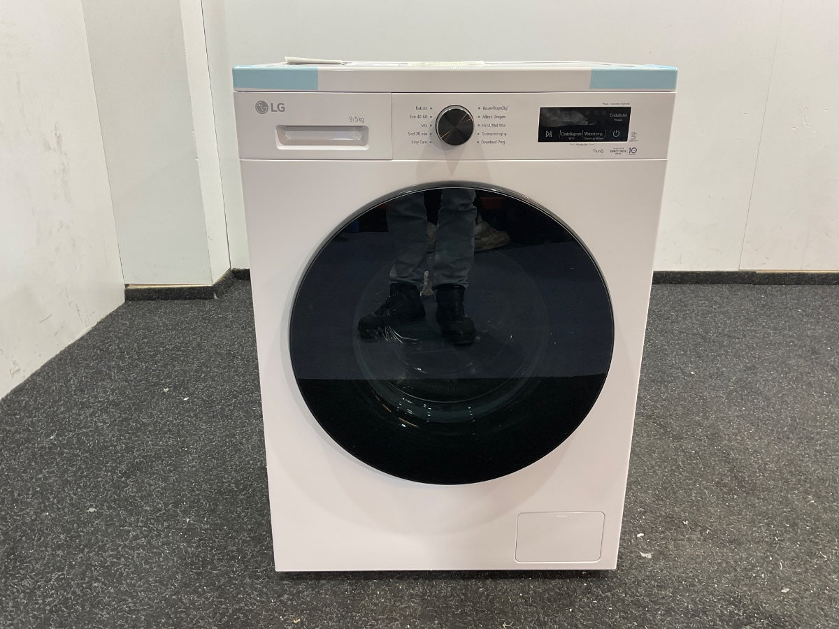 LG was‑droogcombinatie W4X1095NWB - 9/5 kg - Wit