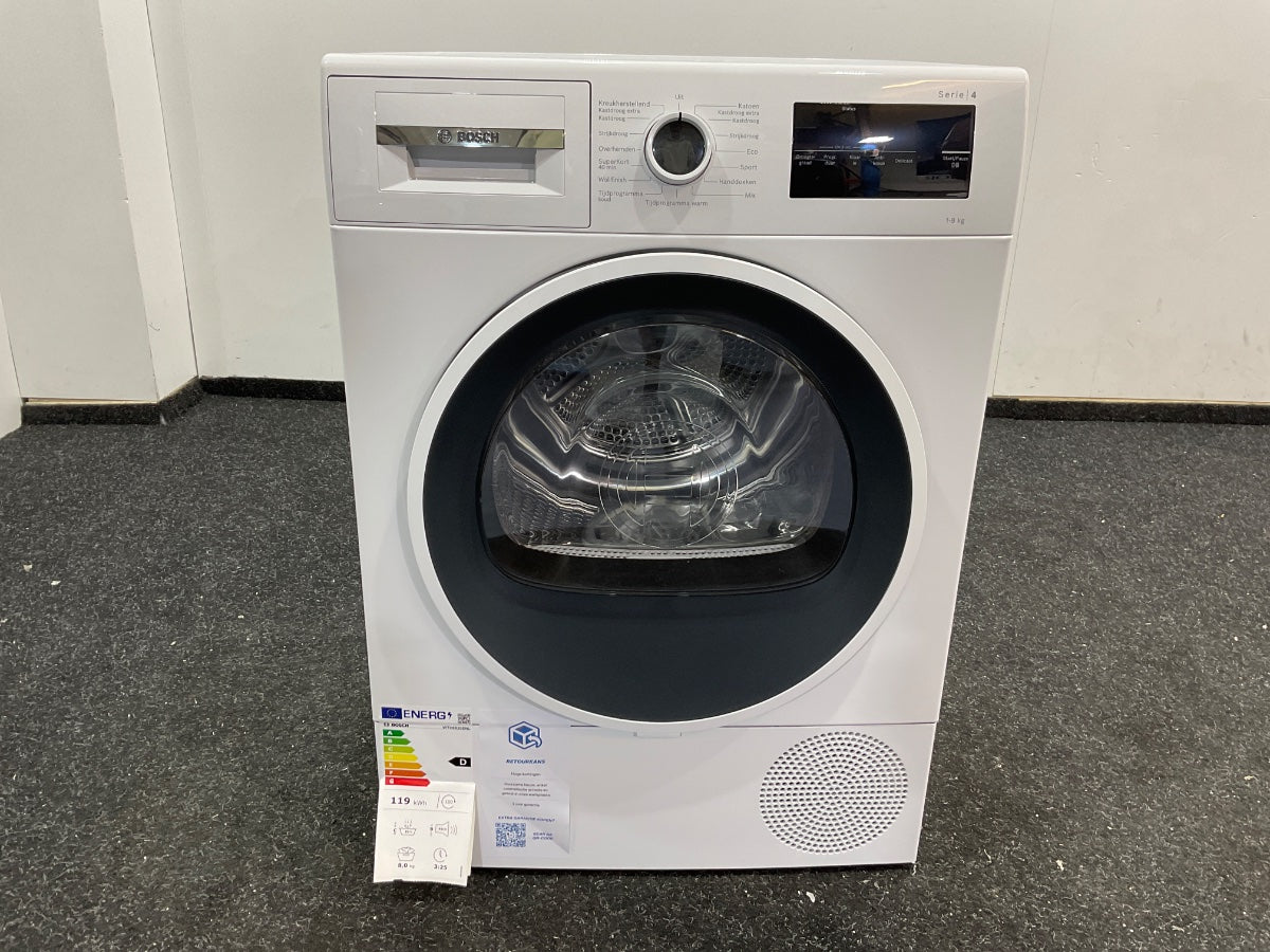 Bosch warmtepompdroger WTH8520ENL - 8 kg - Wit