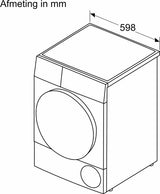Bosch warmtepompdroger WTH8520ENL - 8 kg - Wit