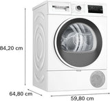 Bosch warmtepompdroger WTH8520ENL - 8 kg - Wit