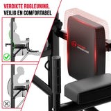 Fitness apparaat - Power Tower Dipstation A1 - met Weerstandsbanden