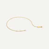 Baby Curb Schakelarmband - 14 karaat goud