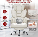 Rattantree Office Chair with Telescopic Footrest