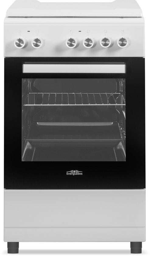 Everglades elektrisch fornuis EVCK5100 - 50 cm - Wit