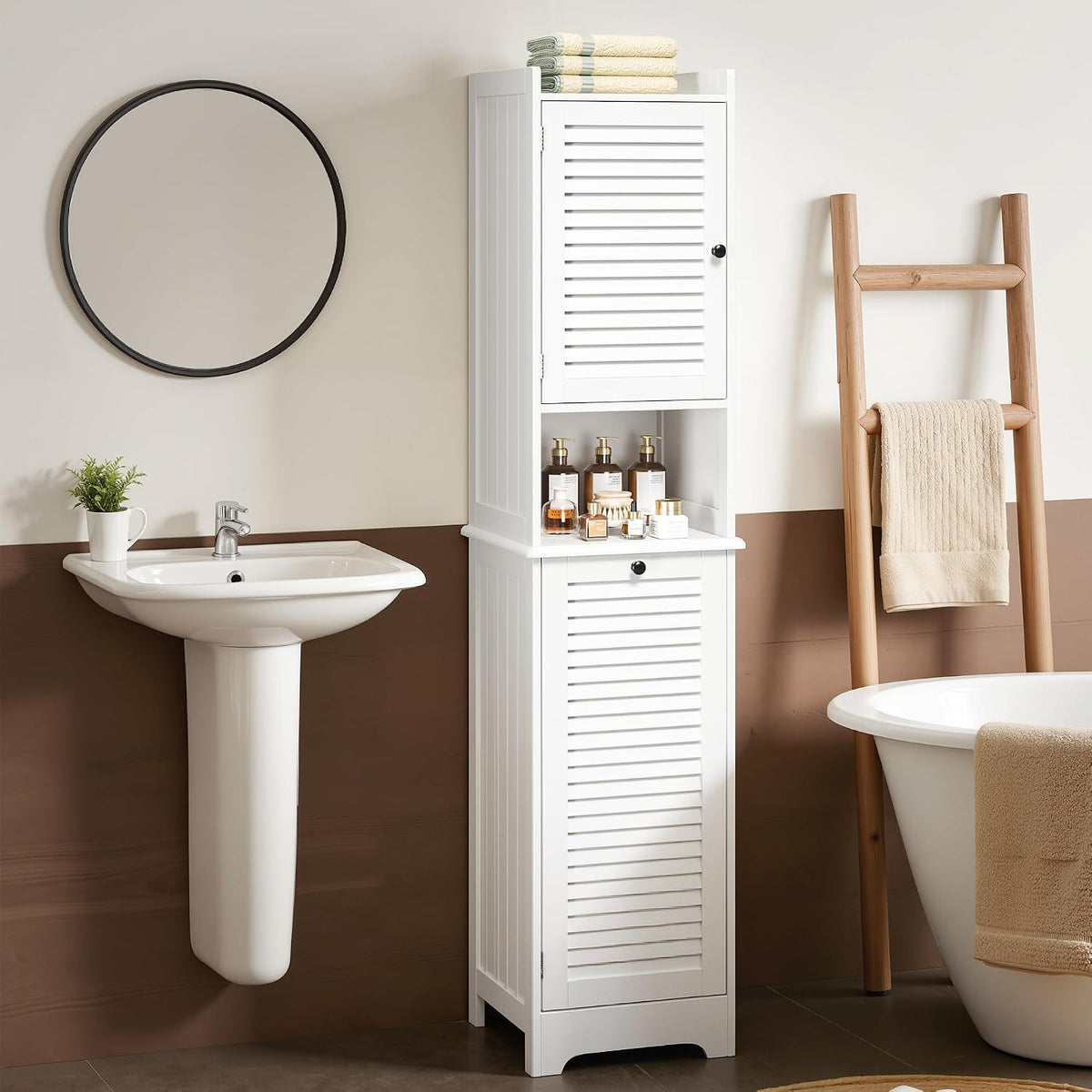 Xbro Badkamerkast Wit | 170 x 40 x 37 cm