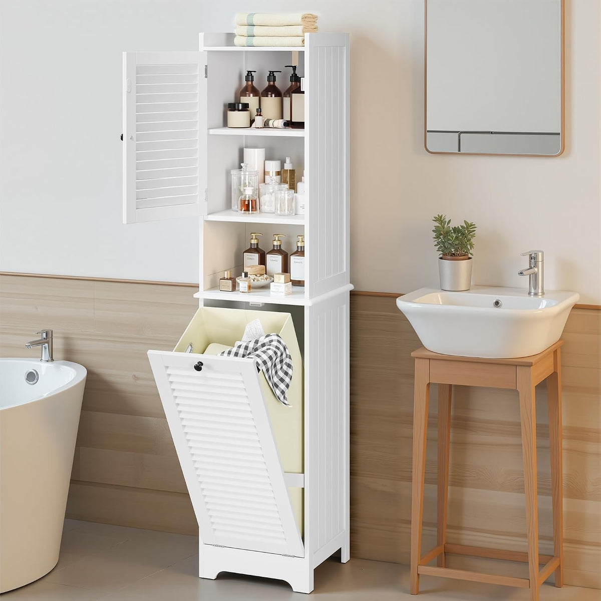 Xbro Badkamerkast Wit | 170 x 40 x 37 cm