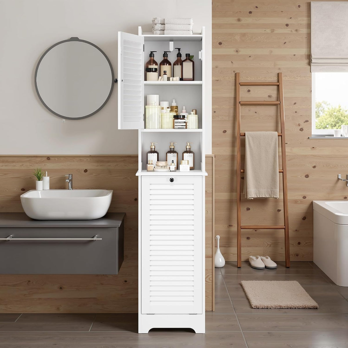 Xbro Badkamerkast Wit | 170 x 40 x 37 cm