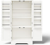 Keukenkast 120x60x40cm, Wit, met LED-sensorlicht