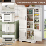 Keukenkast 120x60x40cm, Wit, met LED-sensorlicht