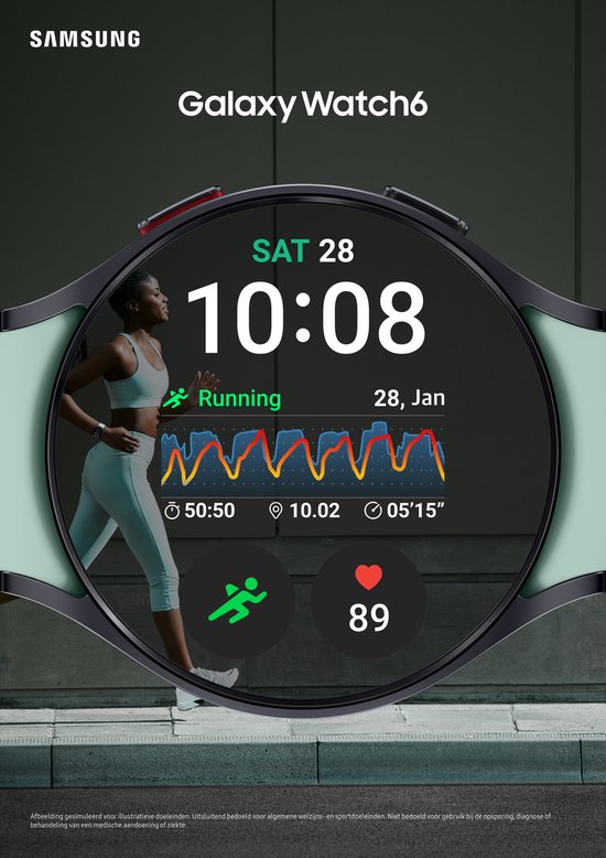 Samsung Galaxy Watch6 - LTE/4G variant - 40mm - Graphite