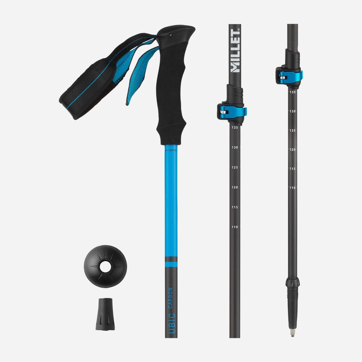 Millet Unisex Wandelen – Unisex wandelstokken - Trekkingstokken Ubic Carbon paar
