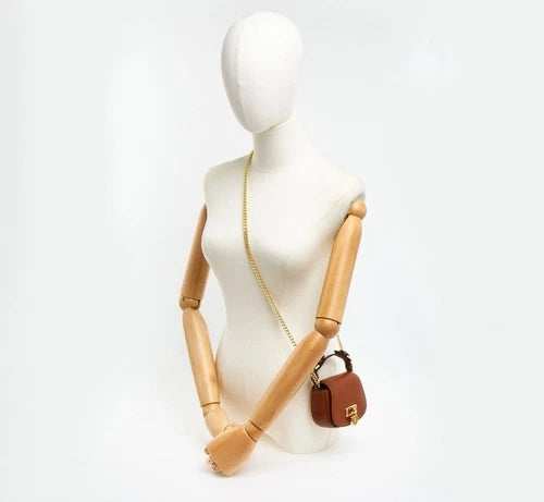 RALPH LAUREN Leather Mini Tanner Crossbody tasje